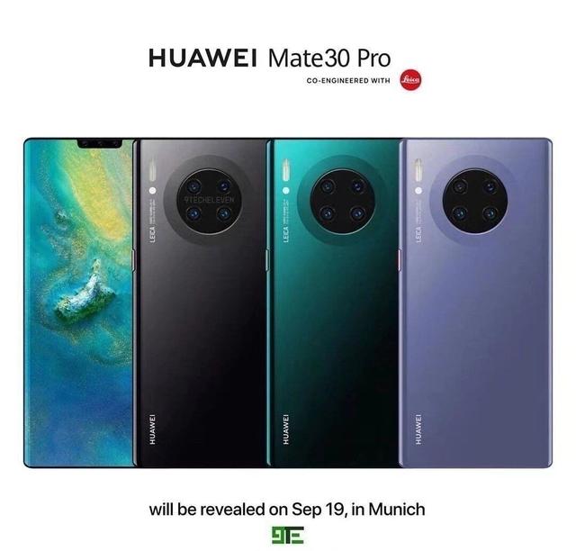 华为Mate 30系列即将到来 外观有特点 价格你应该猜不到