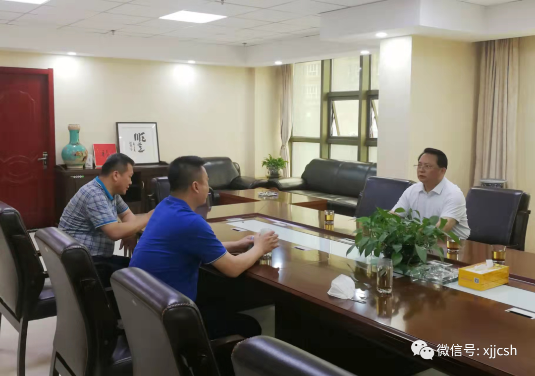 「走访兄弟商会简讯」领导走访新疆江苏商会,座谈交流合作发展
