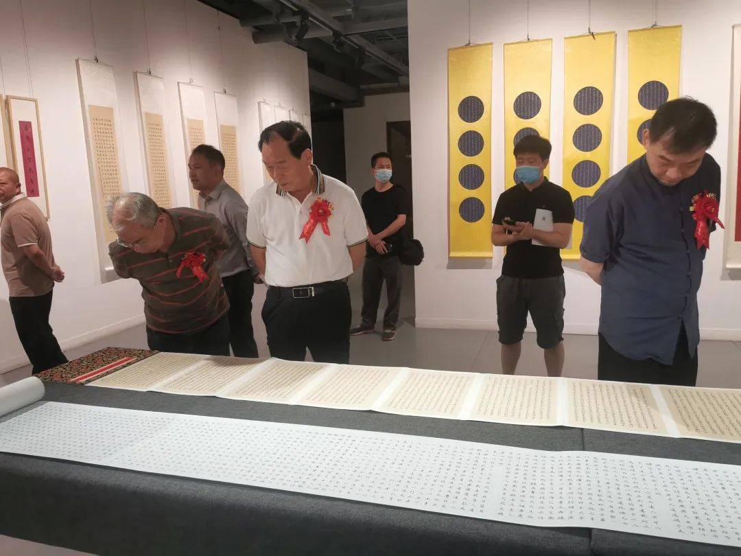 “临池不缀,坚韧不拔”马继普书法作品展”在郑州升达艺术馆开幕
