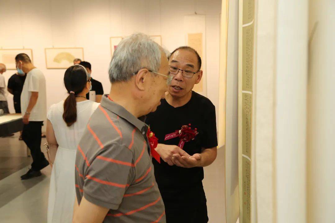 “临池不缀,坚韧不拔”马继普书法作品展”在郑州升达艺术馆开幕
