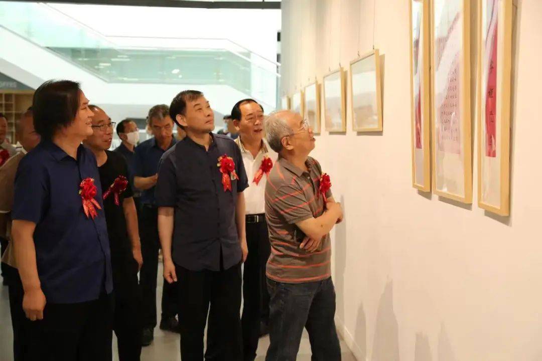 “临池不缀,坚韧不拔”马继普书法作品展”在郑州升达艺术馆开幕
