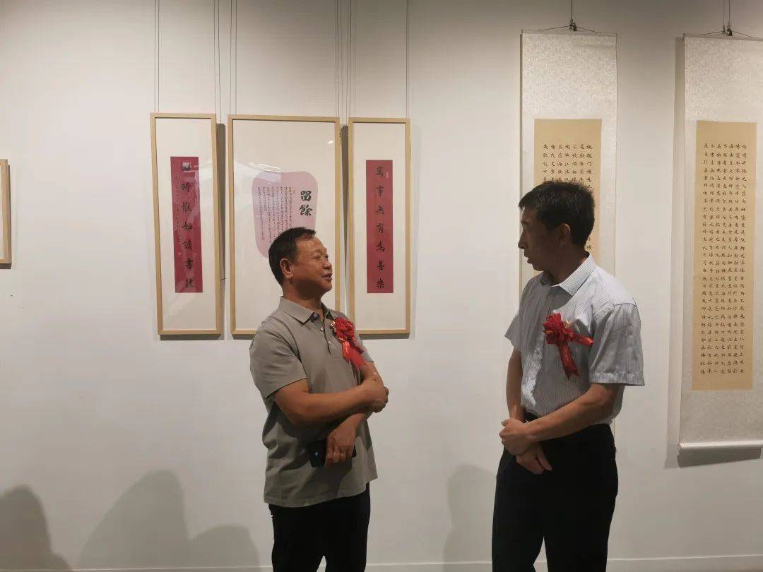“临池不缀,坚韧不拔”马继普书法作品展”在郑州升达艺术馆开幕