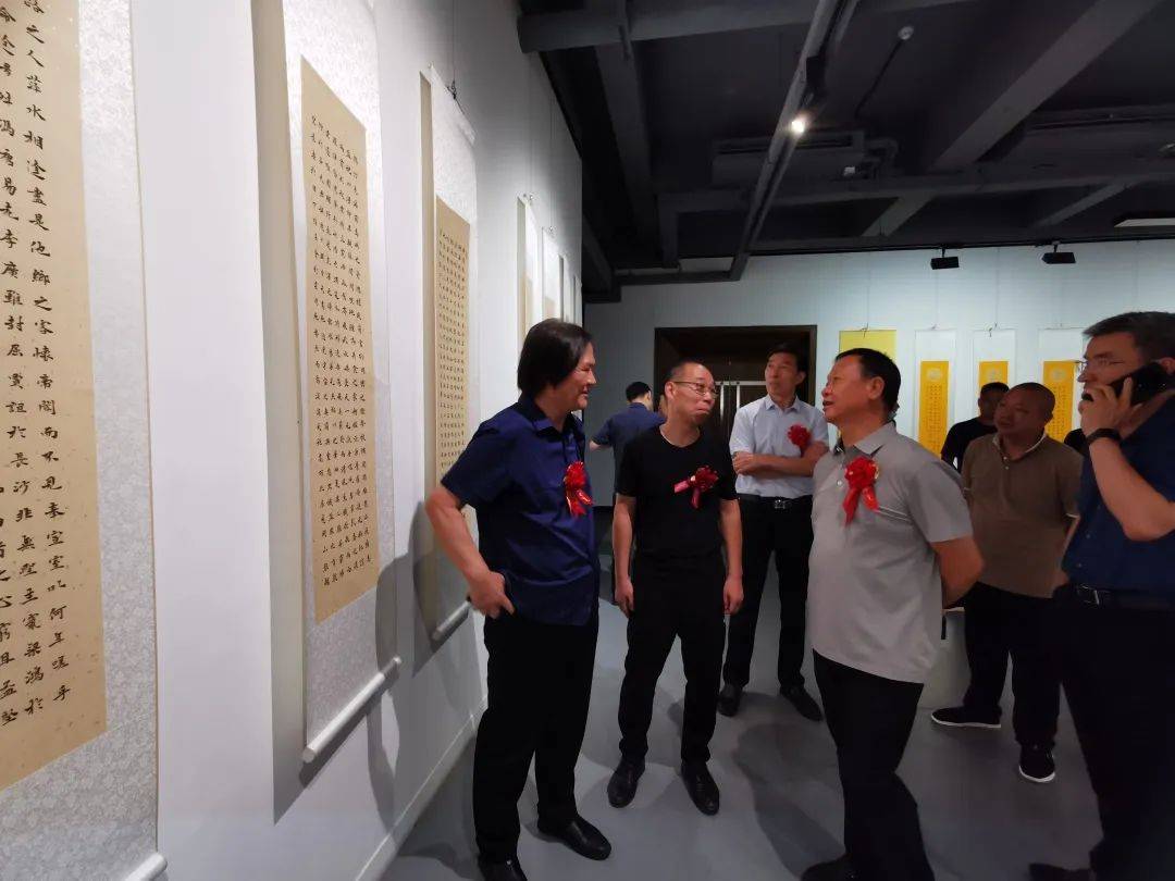 “临池不缀,坚韧不拔”马继普书法作品展”在郑州升达艺术馆开幕
